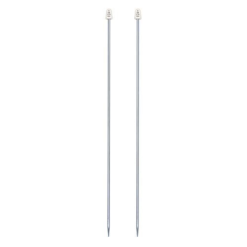 Susan Bates 11114-5 14-Inch Silvalume Single Point Knitting Needle, 3.75mm, Steel Grey - Image 3