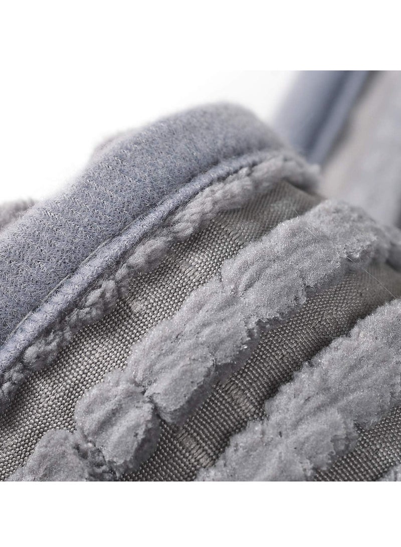 TYCOM Bathroom Rugs Bath Mat, 50x80cm, Non-Slip Soft Plush Microfiber Shower Carpet Rug, Machine Washable Quick Dry Ultra Bath Mats for Tub, Bathroom and Shower - Mixed Fiber Dark Grey - Image 2