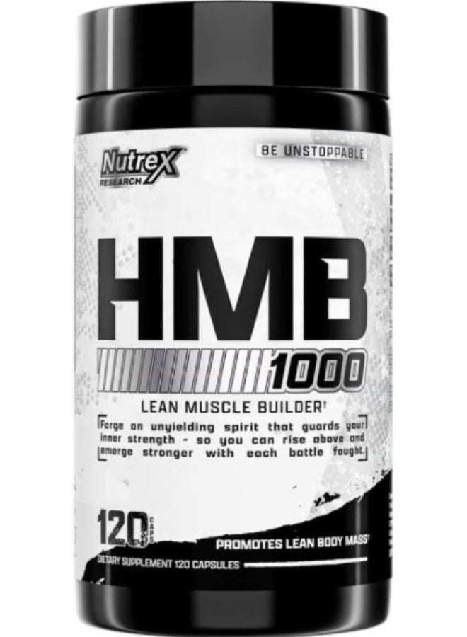 Nutrex Research, HMB 1000, 120 Capsules - Image 1