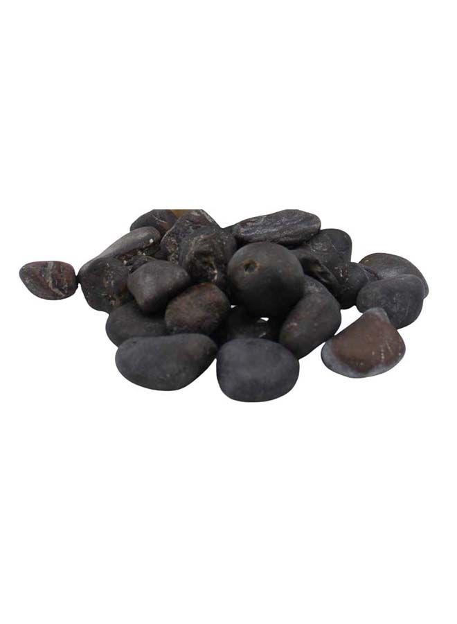 FANCY FLOWERS Natural Polished Decorative Black Stones Pebbles For Flowerpot, Garden And Aquarium Decoration (2) - Image 3