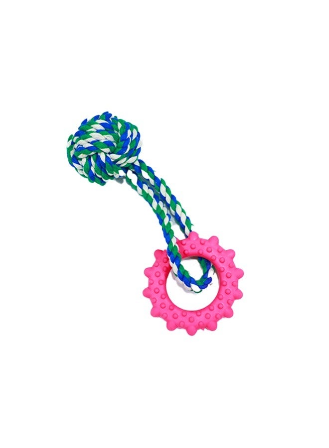 1PC Chew Rope Dog Toy, Cotton Chew Rope for Dogs, Suitable for all Ages and Breeds, Braided Dog Chewing Toy, Thick and Strong, Pet Toys & Accessories( Color Random) - Image 2