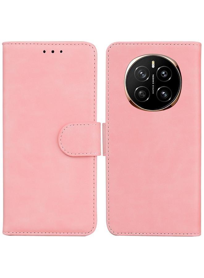 S-TOP Case For Honor Magic7 Skin Feel Pure Color Flip Leather Phone Case - Image 1