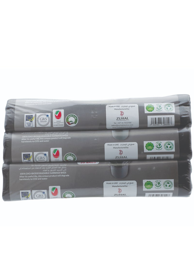 ZUHAL Garbage Bag Roll 60 X 90 cm Offer Pack Buy 2 get 1  - Image 2