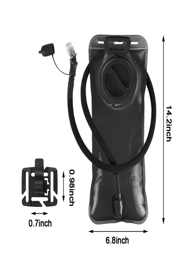 HEIKLN Hydration Bladder 2 Liter,Leak Proof Water Reservoir with Insulated Sleeve, BPA Free Military Water Storage Bladder Bag Hydration Pack Replacement,Great for Bicycling Hiking Camping Hunting Running - Image 2