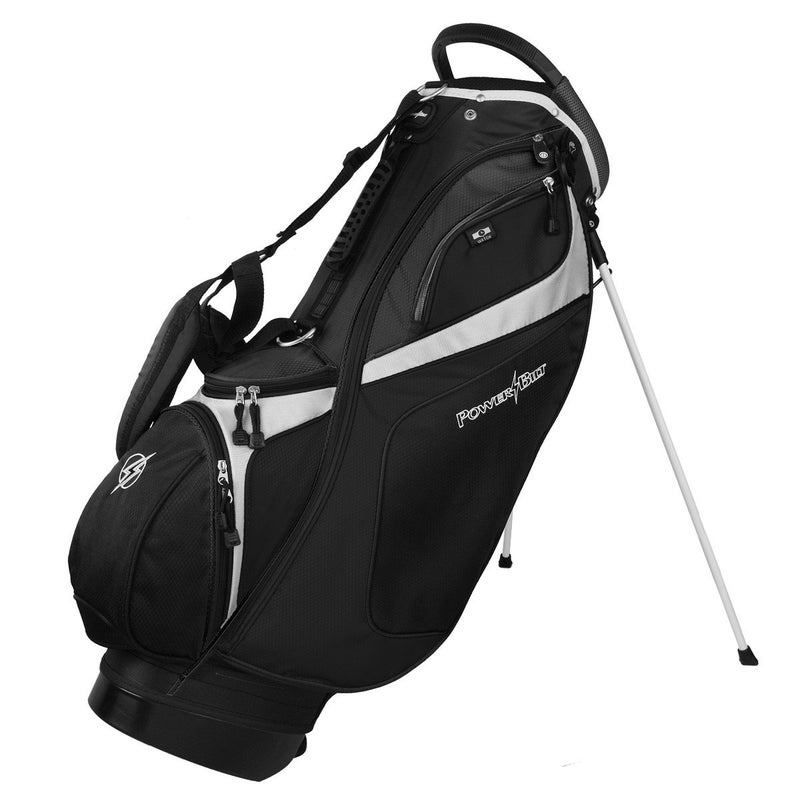 Powerbilt TPS Dunes 14-Way Black/Black Golf Stand Bag - Image 1