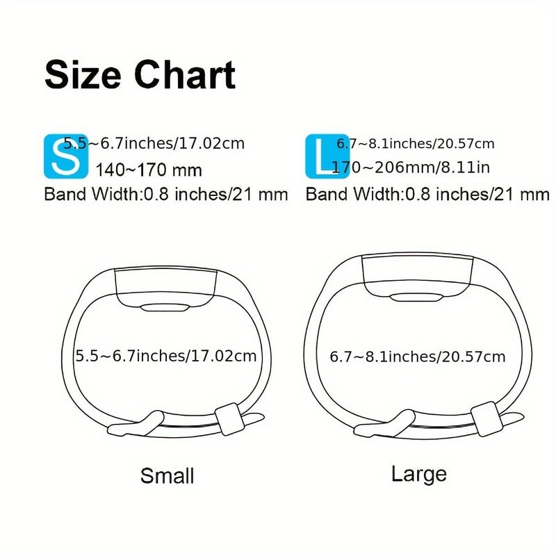 حزام بديل أرجواني فاتح (S-Light Purple) متوافق مع ساعة Fitbit Versa وVersa 2 وLite من Smart Watch Band - Image 2