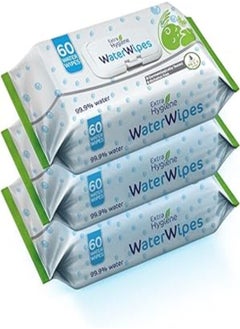 Hygiene Extra Hygiene WATR WIPES Kiwi - 60 * 3 Piece 