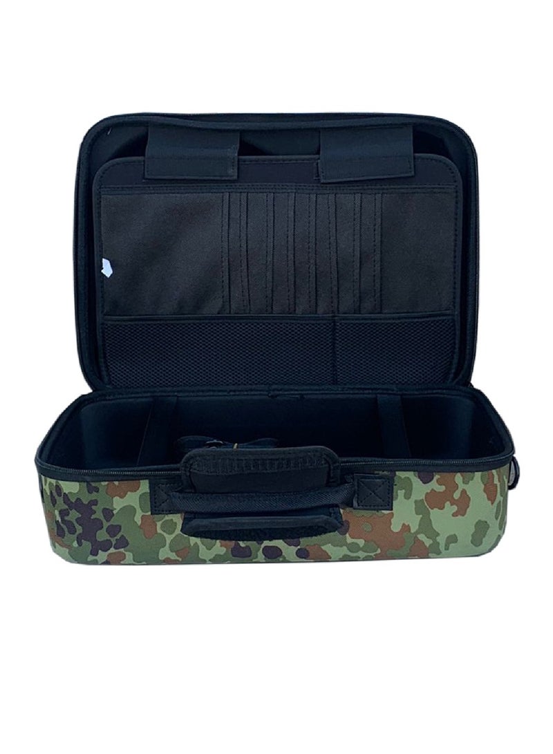 Travel Handbag For PS5 Console Shockproof Shoulder Bag Green Army2