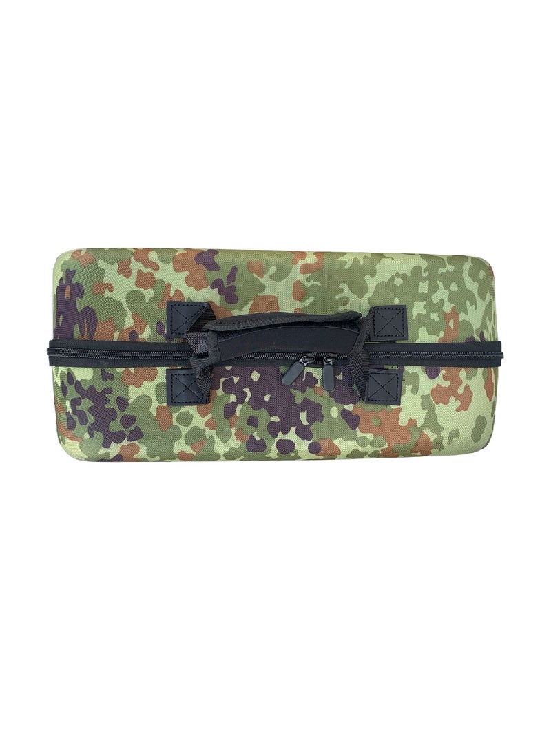 Travel Handbag For PS5 Console Shockproof Shoulder Bag Green Army2