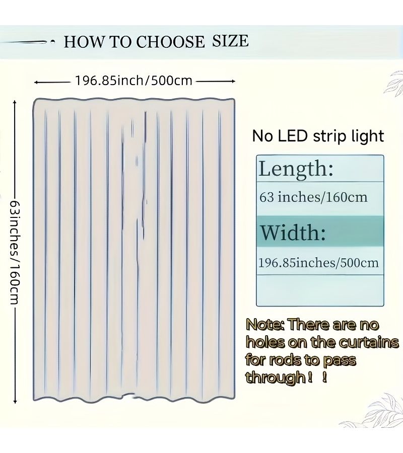 Light Rose Chiffon Backdrop 196.85 X 63 Inches Soft Seamless Wedding Birthday Party Wall Decor - Image 4