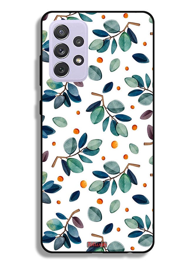 Tolwak Samsung Galaxy A72 5G Protective Case Cover Leaves - Image 1