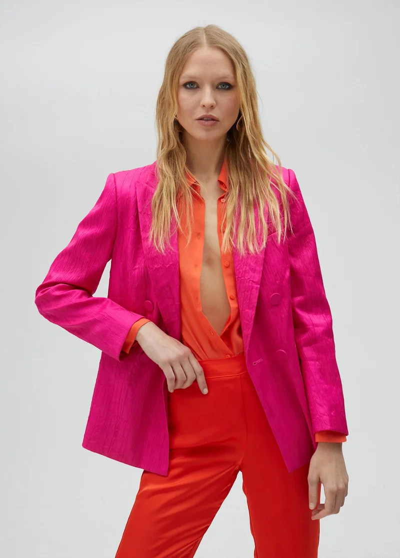 Lola Casademunt Rough textured blazer