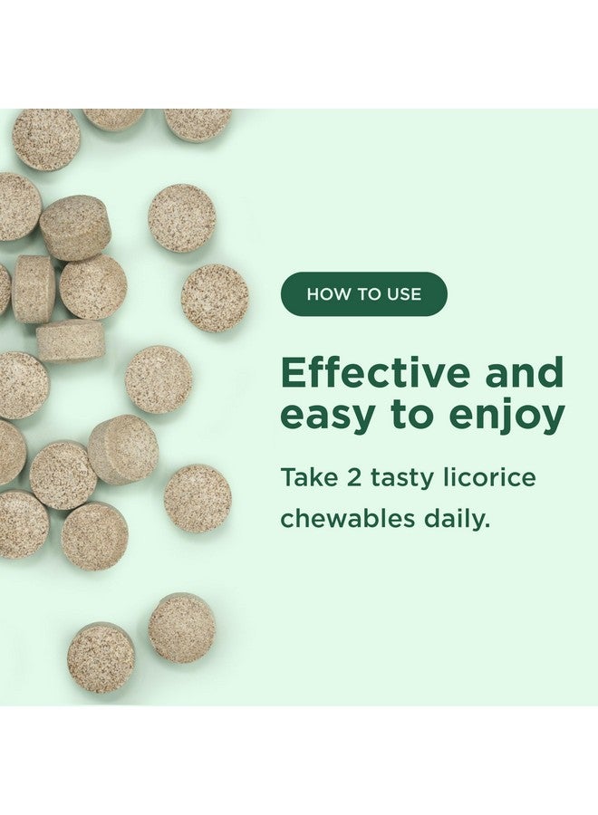 Yuve Chewable Ultra-Pure DGL Licorice Tablets 4000 mg - Stomach, Gut & Intestinal Relief - Natural Acid Reflux Formula - 10:1 Deglycyrrhizinated Licorice Root Extract - 120 Chewables - Image 4