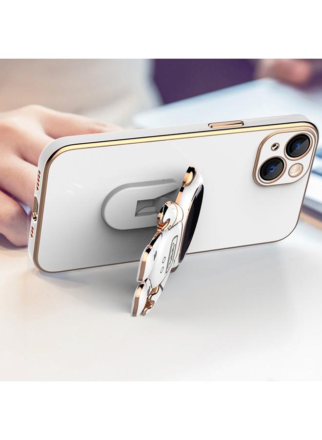 S-TOP Case For iPhone 13 Pro Max Plating Astronaut Holder Phone Case - Image 4