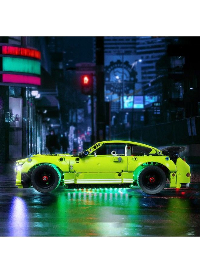 Vonado Led Light Kit For Lego Technic Ford Mustang Shelby Gt500 42138 Diy Lighting Compatible With Lego Mustang 42138 (No Lego Model) Creative Décor Lego Light Set As Gift For Kids (Only Light) - Image 3