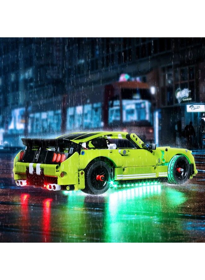 Vonado Led Light Kit For Lego Technic Ford Mustang Shelby Gt500 42138 Diy Lighting Compatible With Lego Mustang 42138 (No Lego Model) Creative Décor Lego Light Set As Gift For Kids (Only Light) - Image 4