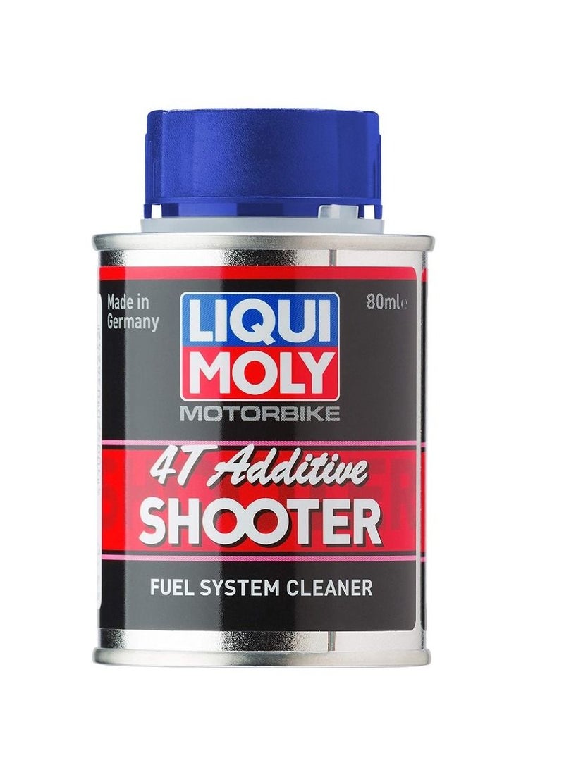 LIQUI MOLY MOTORBIKE 4T ADDITIVE SHOOTER FUEL SYSTEM CLEANER 80 ML  - Image 1