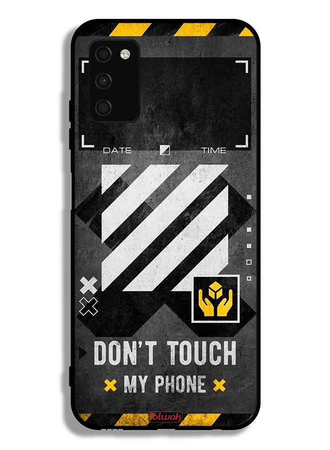 Tolwak Samsung Galaxy A02s Protective Case Cover Do Not Touch My Phone - Image 1