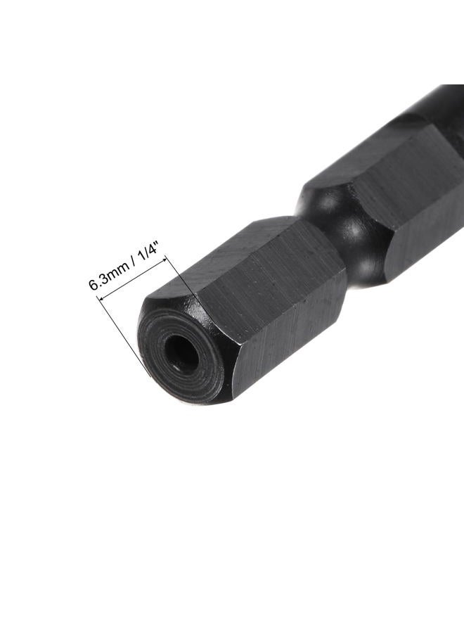 uxcell Metric Machine Tap M8 Thread 1.25 Pitch H2 3 Flutes Hex Shank High Speed Steel - Image 4