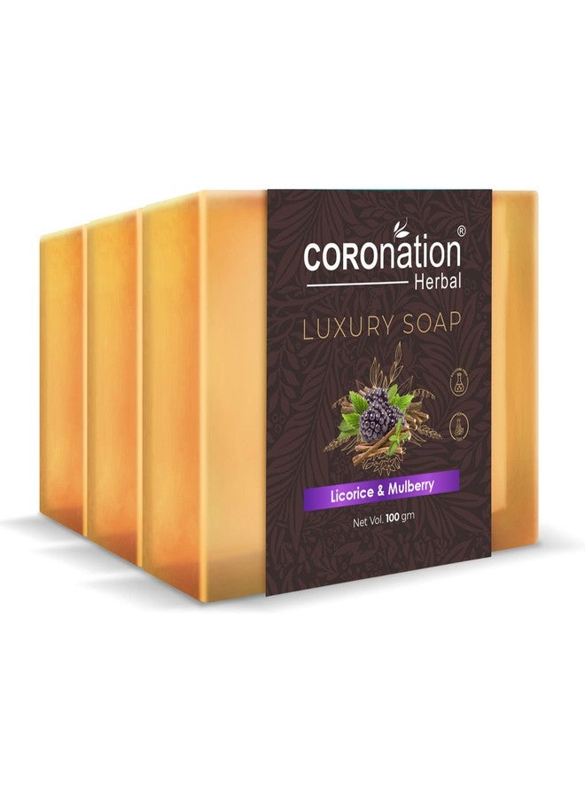 COROnation Herbal صابون استحمام كورونيشن هيربال للجنسين برائحة العرقسوس والتوت | لبشرة أكثر إشراقاً وتوحيداً للون البشرة | لبشرة ناعمة وملساء وأكثر إشراقاً | تحسين لون البشرة وملمسها | الوقاية من التجاعيد والخطوط الدقيقة - Image 1