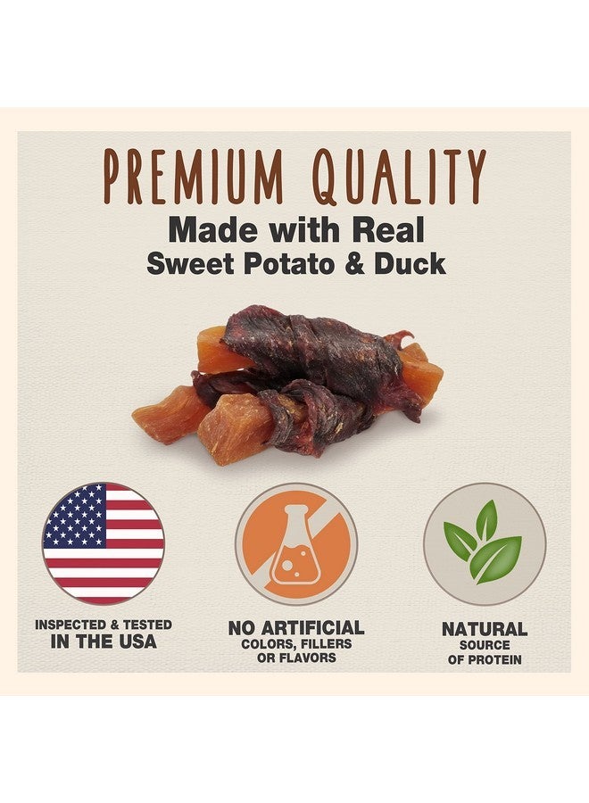 كاديت جورميه، لفائف البطاطا الحلوة والدجاج، مضغ الكلاب محدود المكونات، مكافآت تدريب صحية وطبيعية للكلاب الصغيرة والكبيرة، 14 أونصة - Image 2