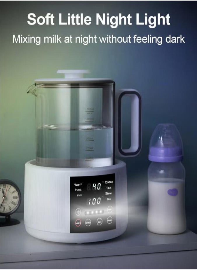 McDou - Thermostatic kettle household baby milk regulator baby intelligent insulation kettle boiler health pot large capacity hot milk regulator - Image 1