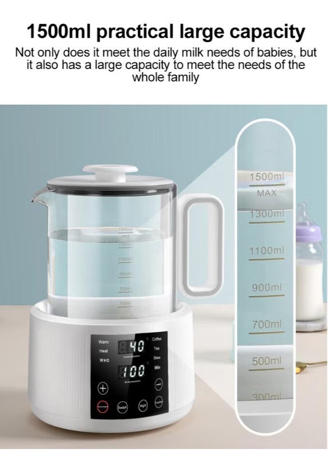 McDou - Thermostatic kettle household baby milk regulator baby intelligent insulation kettle boiler health pot large capacity hot milk regulator - Image 1