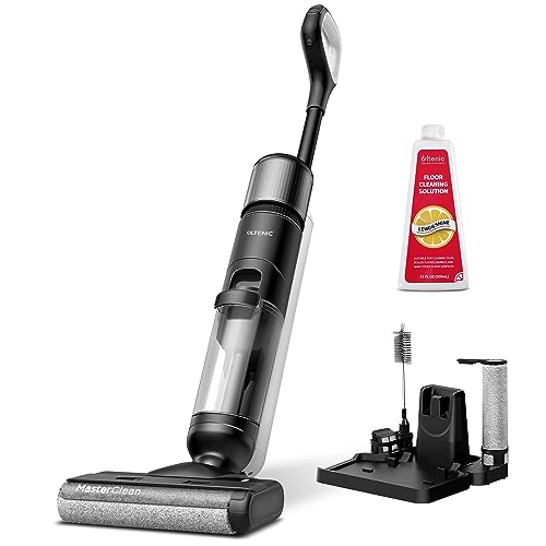 Ultenic Wet Dry Vacuum Cleaner, Cordless Vacuum Mop Combo with Self-Cleaning, 50min Runtime, Smart Mess Detection, Edge Cleaning, LED Display, 3-in-1 Floor Cleaner Machine for Hard Floor, AC1 Elite - Image 1