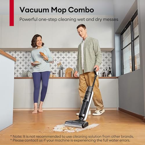Ultenic Wet Dry Vacuum Cleaner, Cordless Vacuum Mop Combo with Self-Cleaning, 50min Runtime, Smart Mess Detection, Edge Cleaning, LED Display, 3-in-1 Floor Cleaner Machine for Hard Floor, AC1 Elite - Image 4
