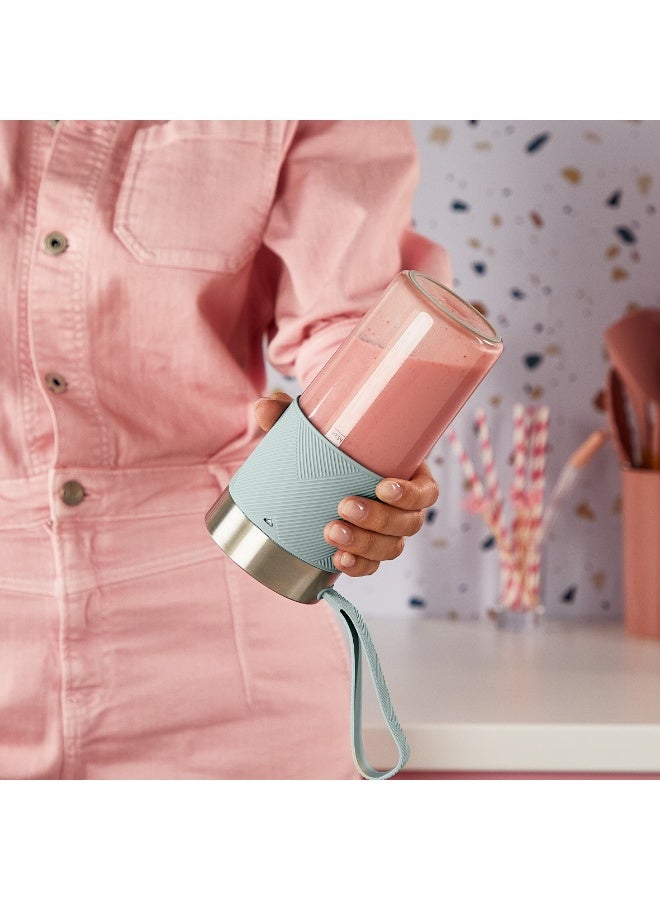 مولينكس Moulinex Lightmix, Portable Blender, 300ml, Eucalyptus - LM1C0410 50 W LM1C0410 grey - Image 5