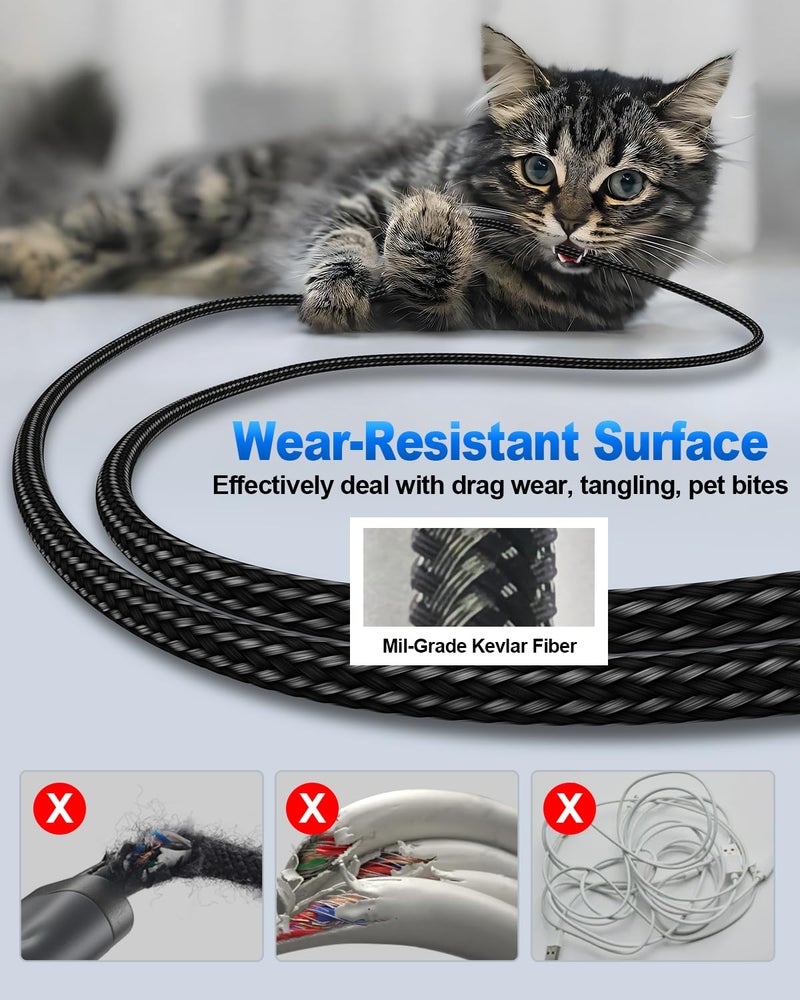 KOOPAO 6.6ft USB C to Headphone Aux Cord, USB C to 3.5mm Car Stereo Cable Compatible with iPhone 15 Plus/15 Pro Max, Galaxy S23 S22 S21 S20 Ultra, Pixel, iPad Pro, MacBook - Image 5