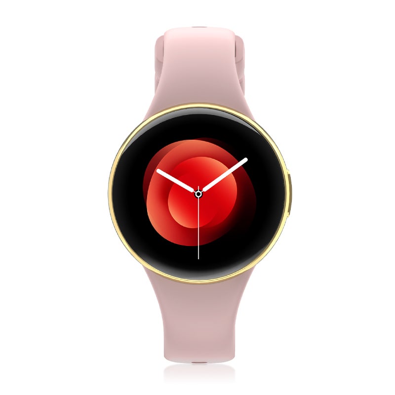Smart Watch: Pink Sleek Stylish Design - Advanced Health Monitoring Fitness Tracker for Daily Wear, Fitness Enthusiasts And Health-Conscious Users - Image 1