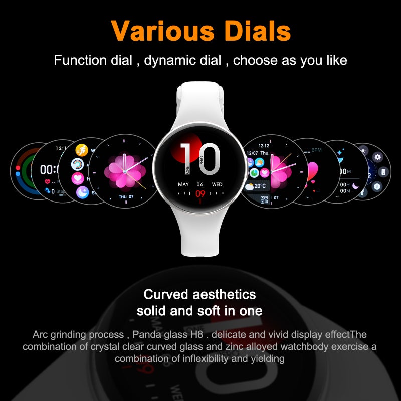Smart Watch: Pink Sleek Stylish Design - Advanced Health Monitoring Fitness Tracker for Daily Wear, Fitness Enthusiasts And Health-Conscious Users - Image 2
