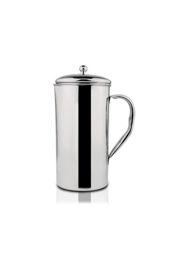 Shri & Sam Stainless Steel Impression Jug (Silver) - Image 1