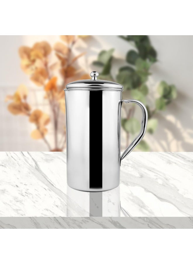 Shri & Sam Stainless Steel Impression Jug (Silver) - Image 3