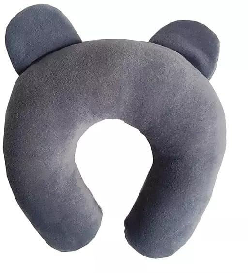 NME COLLECTION Cotton New Born Baby Soft Neck Supporting Pillow for Head Shaping Baby (0-12 Month), Infant Pillow Printed, Baby Sleeping, Gift for Babies Panda Design - Image 4