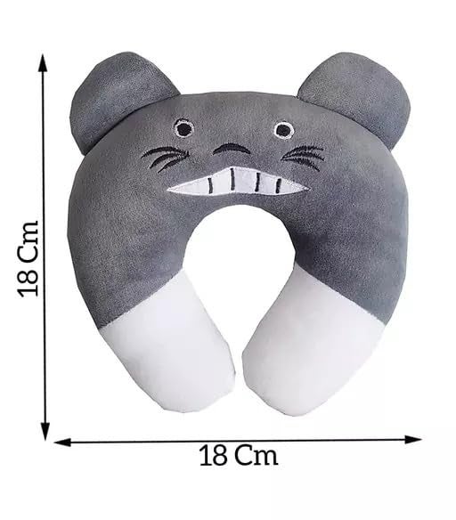 NME COLLECTION Cotton New Born Baby Soft Neck Supporting Pillow for Head Shaping Baby (0-12 Month), Infant Pillow Printed, Baby Sleeping, Gift for Babies Panda Design - Image 2