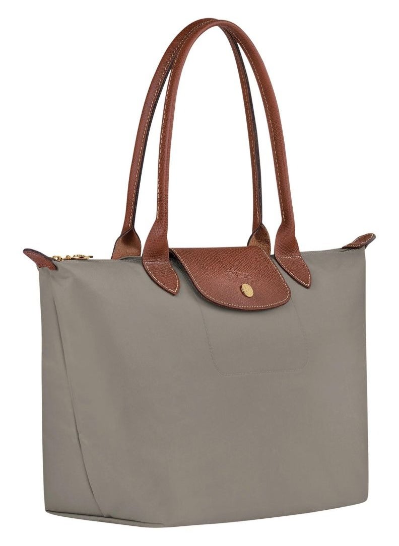 لونج شامب women's oversized tote bag, handbag, shoulder bag gray classic style  - Image 2