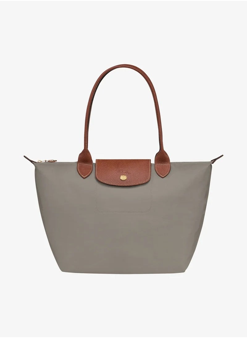 لونج شامب women's oversized tote bag, handbag, shoulder bag gray classic style  - Image 1
