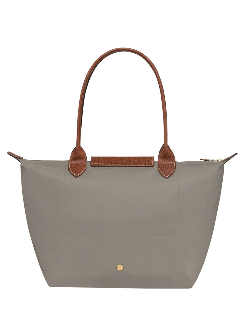 لونج شامب women's oversized tote bag, handbag, shoulder bag gray classic style  - Image 4
