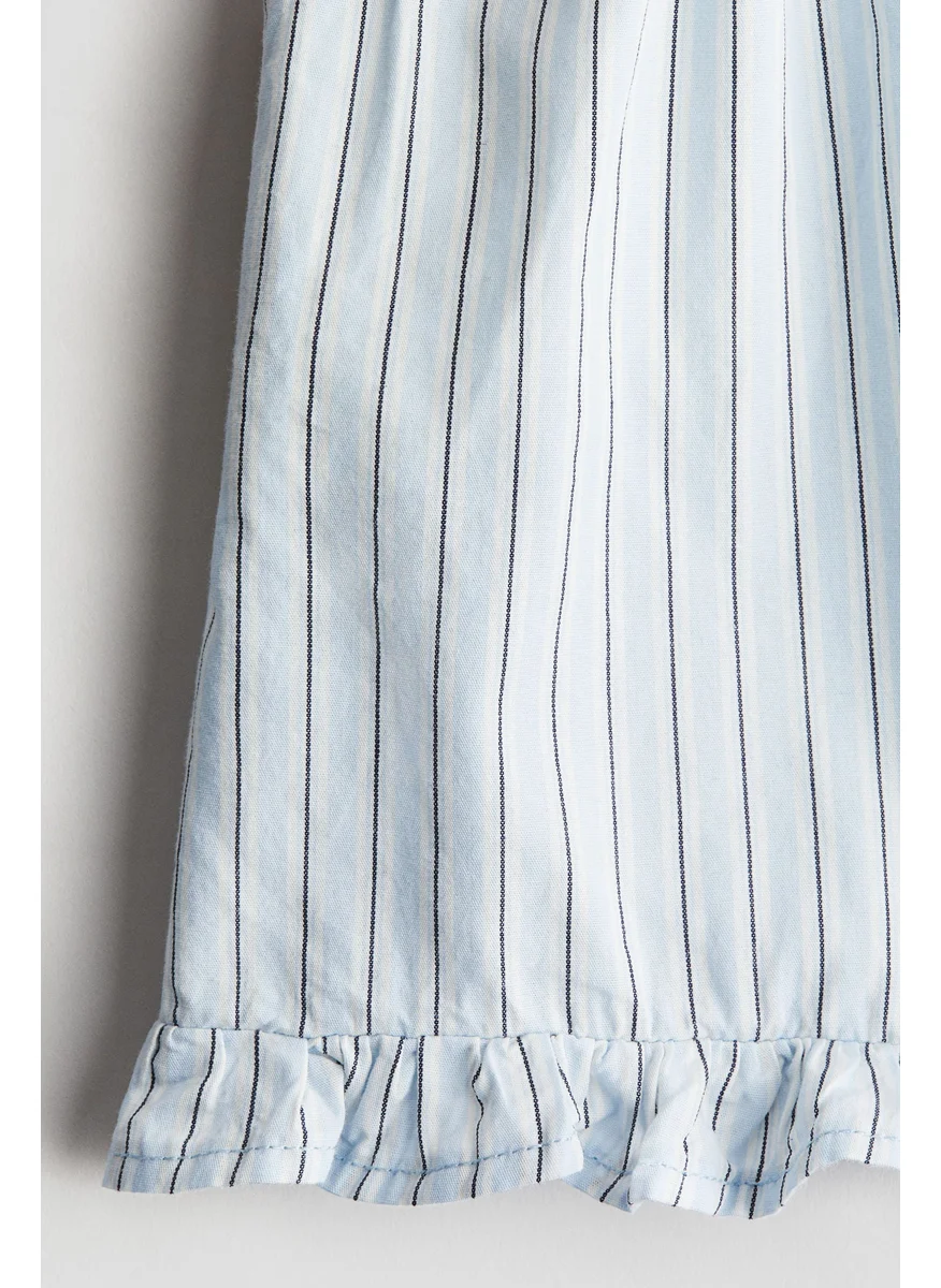 H&M Frill-Trimmed Cotton Shorts