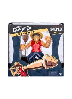 GOO JIT ZU Luffy One Piece Hero Pack , 7-Inch Stretchy Figure with Iconic Straw Hat & Accessories , Ages 4+ , Heroes of Goo Jit Zu  - Image 1