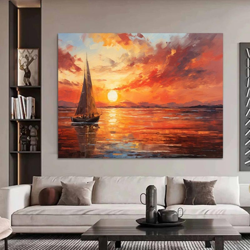 Marktna Modern design canvas painting with a hollow frame, size (70×50), one piece - Image 2