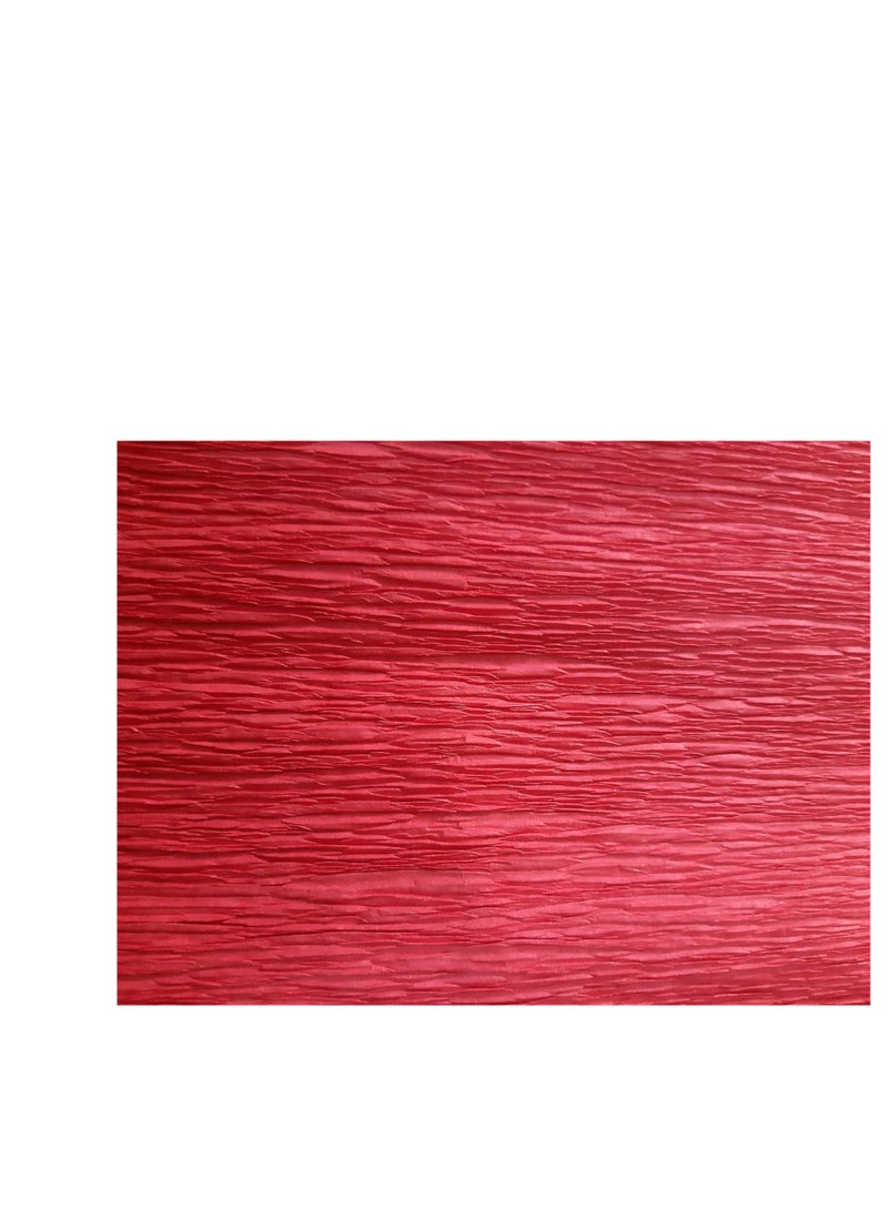 Aluminium Crepe Paper Assortment. Pack of 50 Top quality aluminium crepe paper in a range of bright shiny metallic colours. Ideal for a wide variety of decorative projects. A3 SIZE ASSORATED COLORS 10 COLORS
