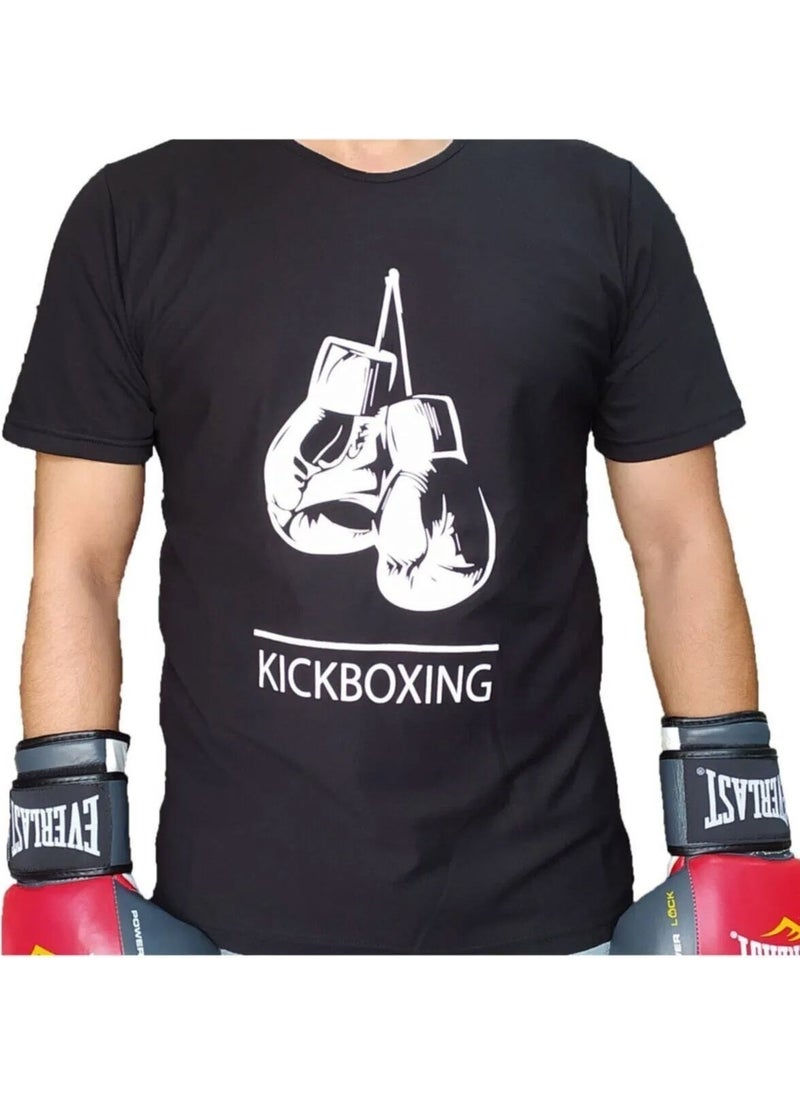 By Leon 1982 Leon Gloves Kickboxing T-Shirt Black BYL1101BK  - Image 4