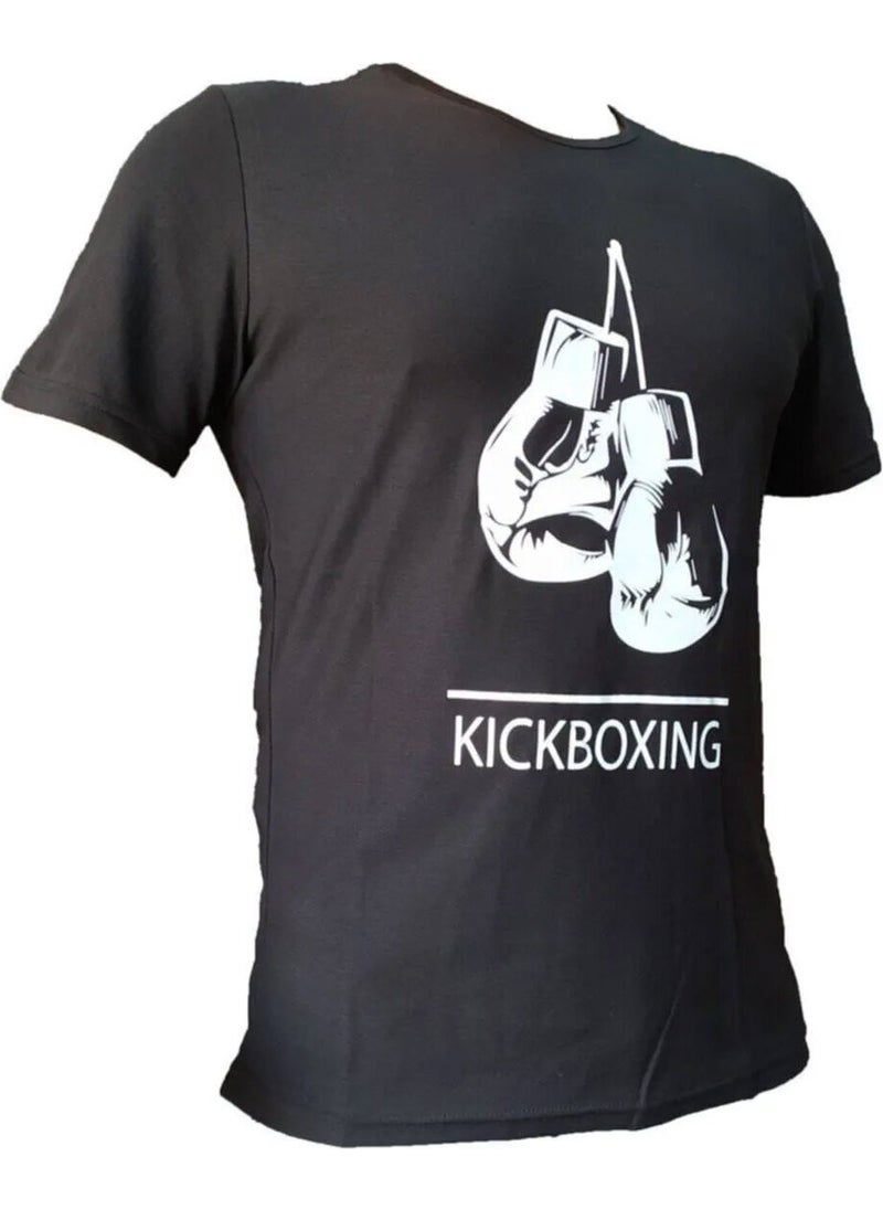 By Leon 1982 Leon Gloves Kickboxing T-Shirt Black BYL1101BK  - Image 5