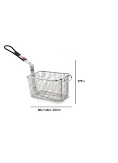 KCL KCL Stainless Steel - Deep Frying Basket with Heat-Resistant Handle | Ideal for Making French Fries, Potato Chips & Burger Patty | Deep Fryer Basket for Cafe & Restaurant  - Image 2