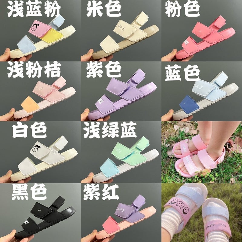 Putian Shoes Children'S Shoes High Version Nb Children'S Sandals Men'S And Women'S Children'S Velcro Double Rod Non-Slip Beach Shoes - Image 2