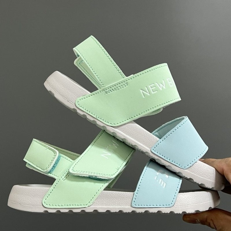 Putian Shoes Children'S Shoes High Version Nb Children'S Sandals Men'S And Women'S Children'S Velcro Double Rod Non-Slip Beach Shoes - Image 4