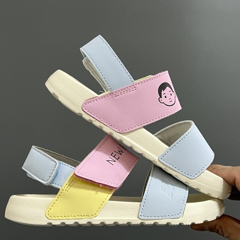 Putian Shoes Children'S Shoes High Version Nb Children'S Sandals Men'S And Women'S Children'S Velcro Double Rod Non-Slip Beach Shoes - Image 5